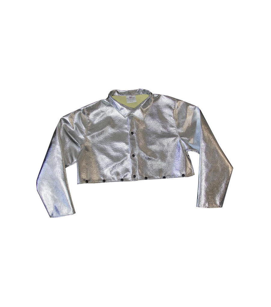 Cape Sleeve, Bib not included: 19 oz. Aluminized Para Aramid Blend, , large image number 0