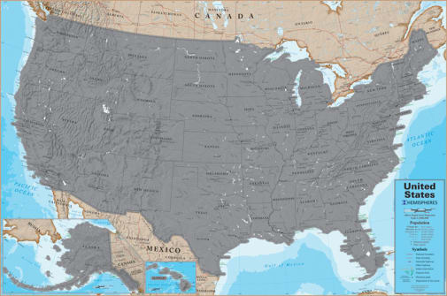Scratch Off United States Map