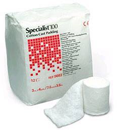 Specialist 100 White Cotton Undercast Cast Padding, 4 Inch x 4 Yard MK 206000
