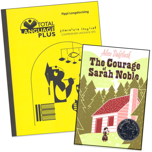 The Courage of Sarah Noble: Total Language Plus Study Guide and Book