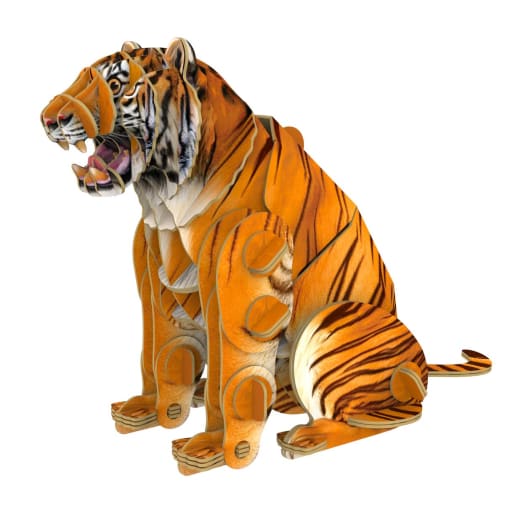 Voices of Nature - Siberian Tiger 3D Kraft Paper Puzzle