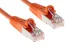 CAT5e Shielded Ethernet Patch Cable, Booted, 0.5ft, Orange