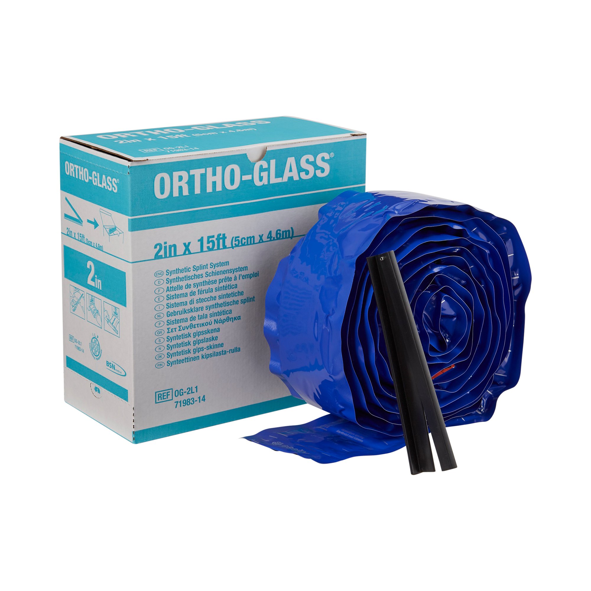 Ortho-Glass Splint Roll, White, 2 Inch x 5 Yard MK 282603