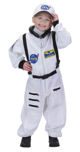 Aeromax Jr. Astronaut Suit with Cap - size 12/14 (White)