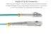 20M LC-SC OM3 10 Gig 50/125 Multimode Duplex UPC Fiber Patch Cable