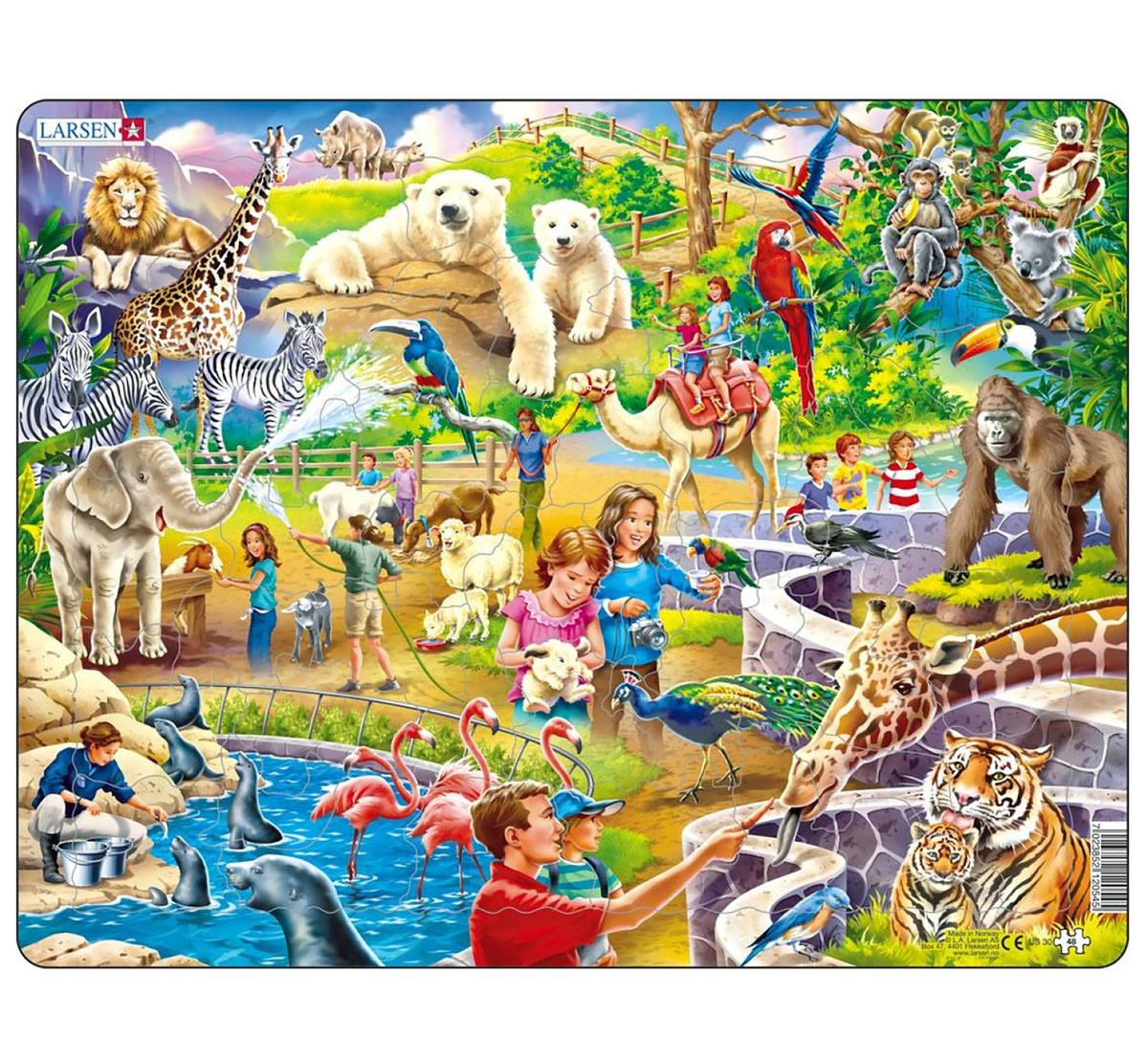 ZOO ページ Zoo Puzzle (48 pieces)