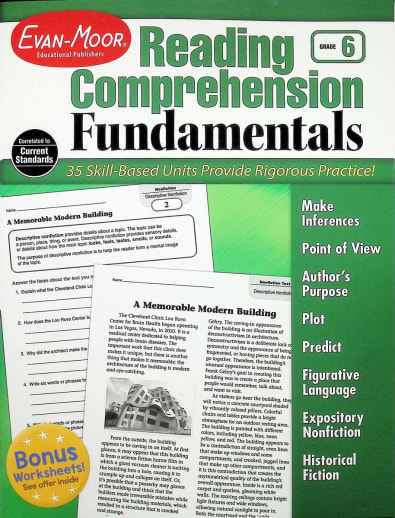 Reading Comprehension Fundamentals: Grade 6