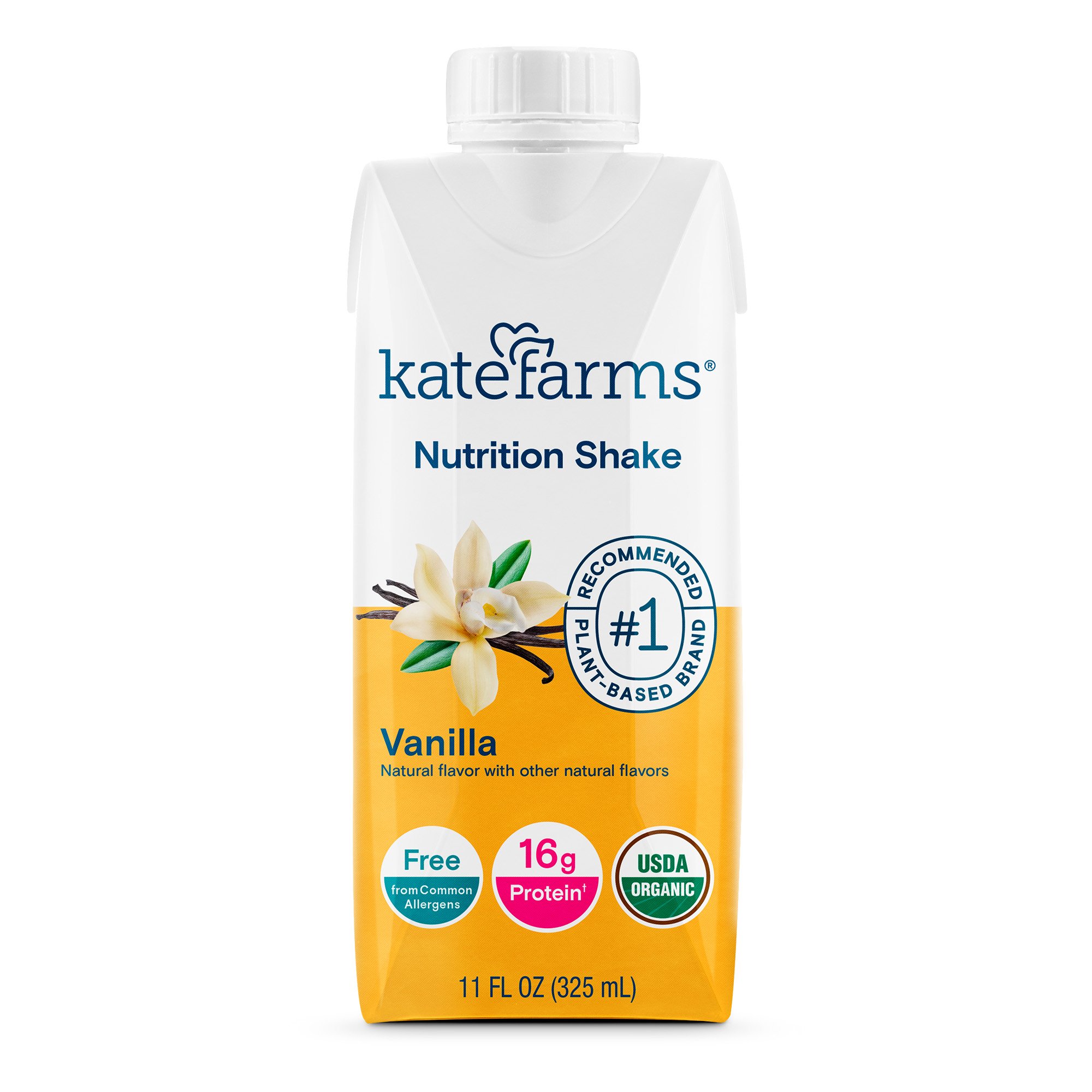 Kate Farms Nutrition Shake, Vanilla, 11-ounce carton MK 1170426