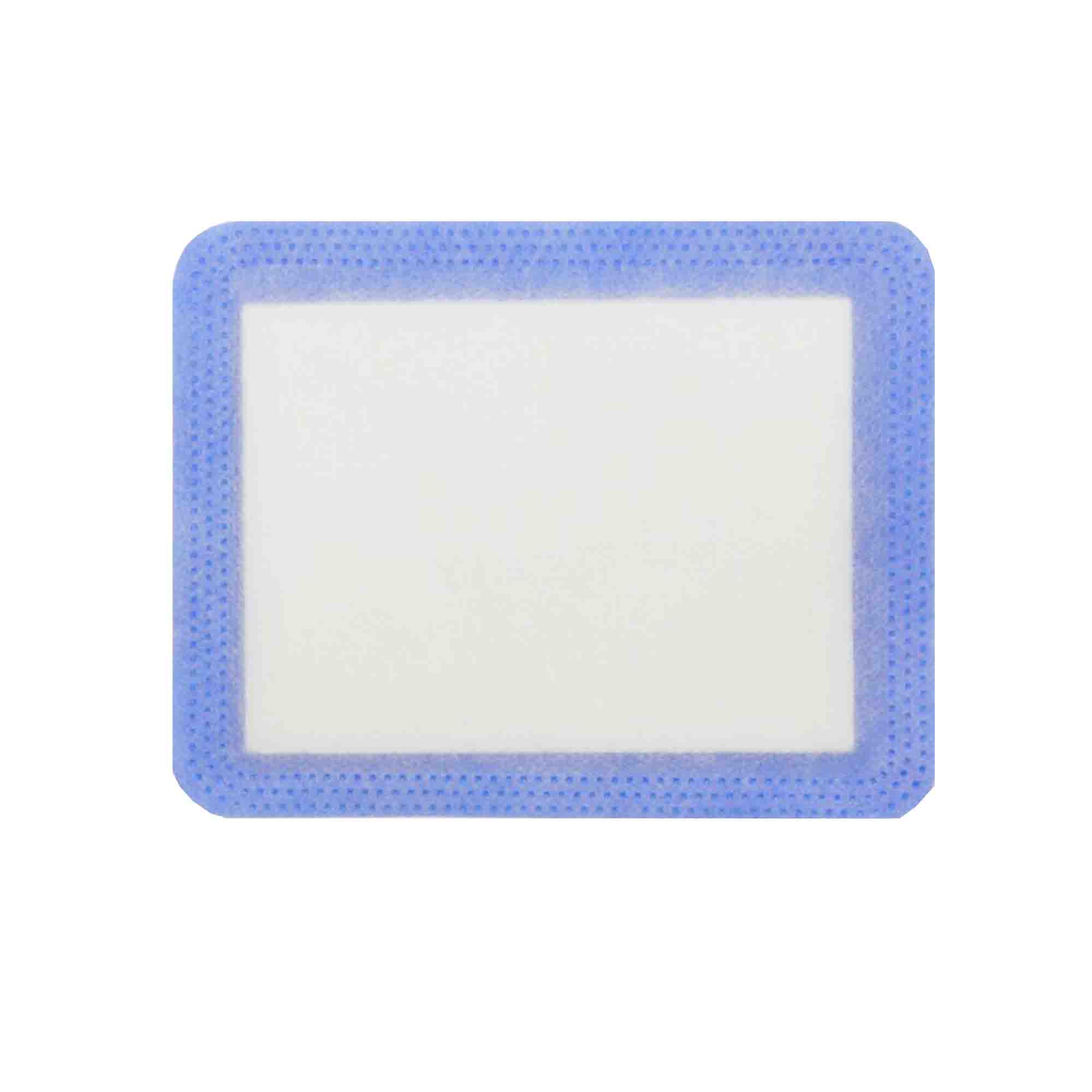 Super Absorbent Dressing ZeniABSORB Rectangle 4 X 5 Inch With Border Sterile MK 1186730