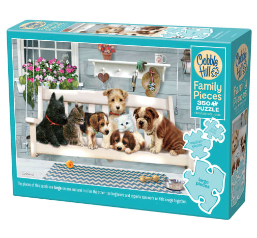 Cobble Hill Porch Pals Puzzle (350 piece)