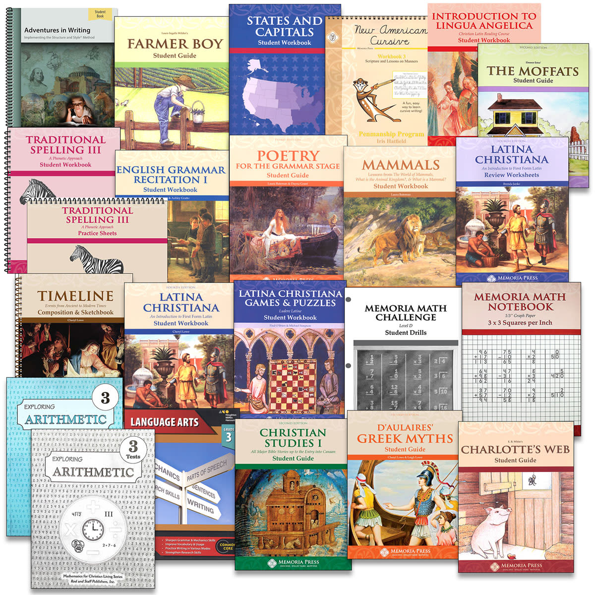 Memoria Press Curriculum 3rd Grade Consumables Package