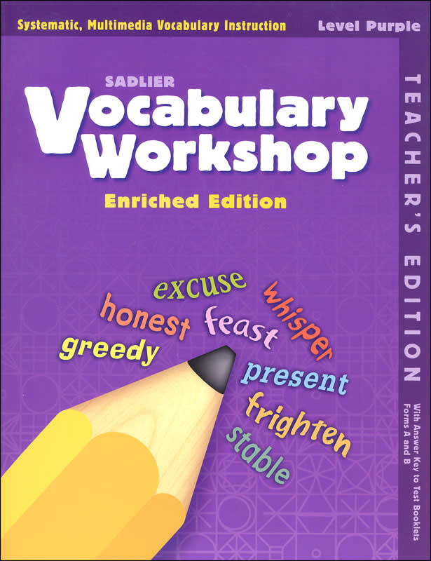 Vocabulary Workshop Enriched Teacher Edition Grade 2 (Purple)