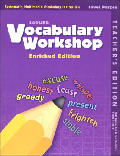 Vocabulary Workshop Enriched Teacher Edition Grade 2 (Purple)