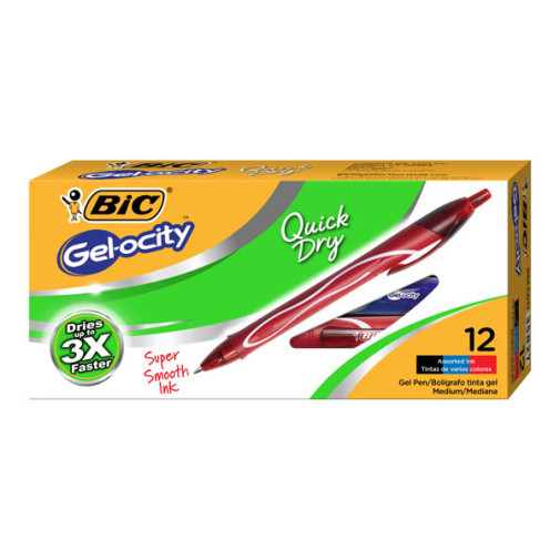 BIC Gelocity Retractable Gel Pen 0.7mm 