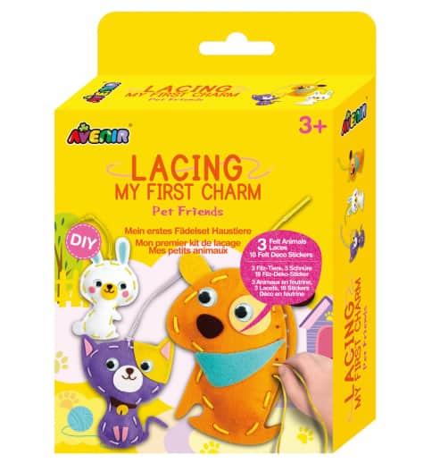 Lacing My First Charm - Pet Friends