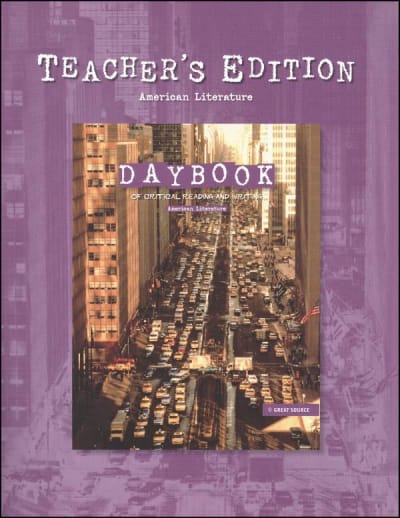 American Lit Tchr Ed (Daybook Crit Rdg/Wrtg)