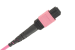 MTP® Cable 12-Strand Corning ClearCurve®, OM4, Type B, Female Key Up to Female Key Up, OFNP, UPC, 1 Meter