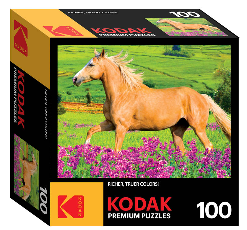 Horse in Flowers Puzzle - 100 piece Horse in Flowers Puzzle - 100 piece