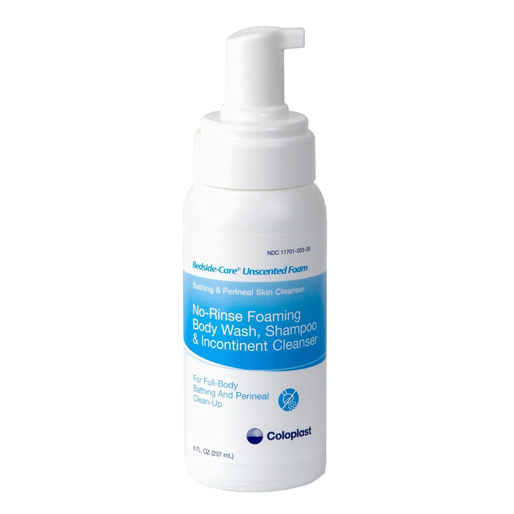 Bedside-Care Foam Cleanser, Unscented, Shampoo and Body Wash, 8.1-ounce bottle MK 1077625