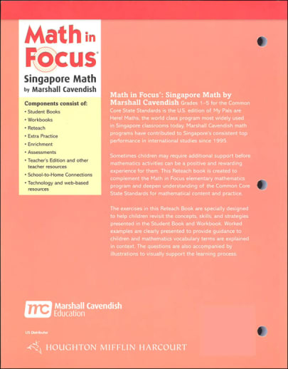 Math in Focus: Singapore Math Reteach 2A