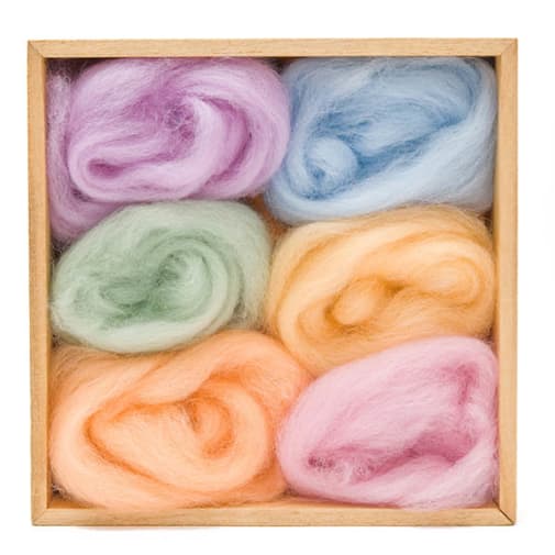 Woolpets Wool Roving (1.5 oz bag) - Spring