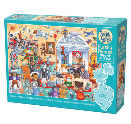 Cobble Hill Cats and Dogs Museum Family Puzzle (350 piece)