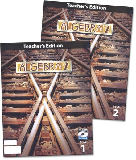 BJU Press Algebra 2 Teacher Book & CD 3rd Edition
