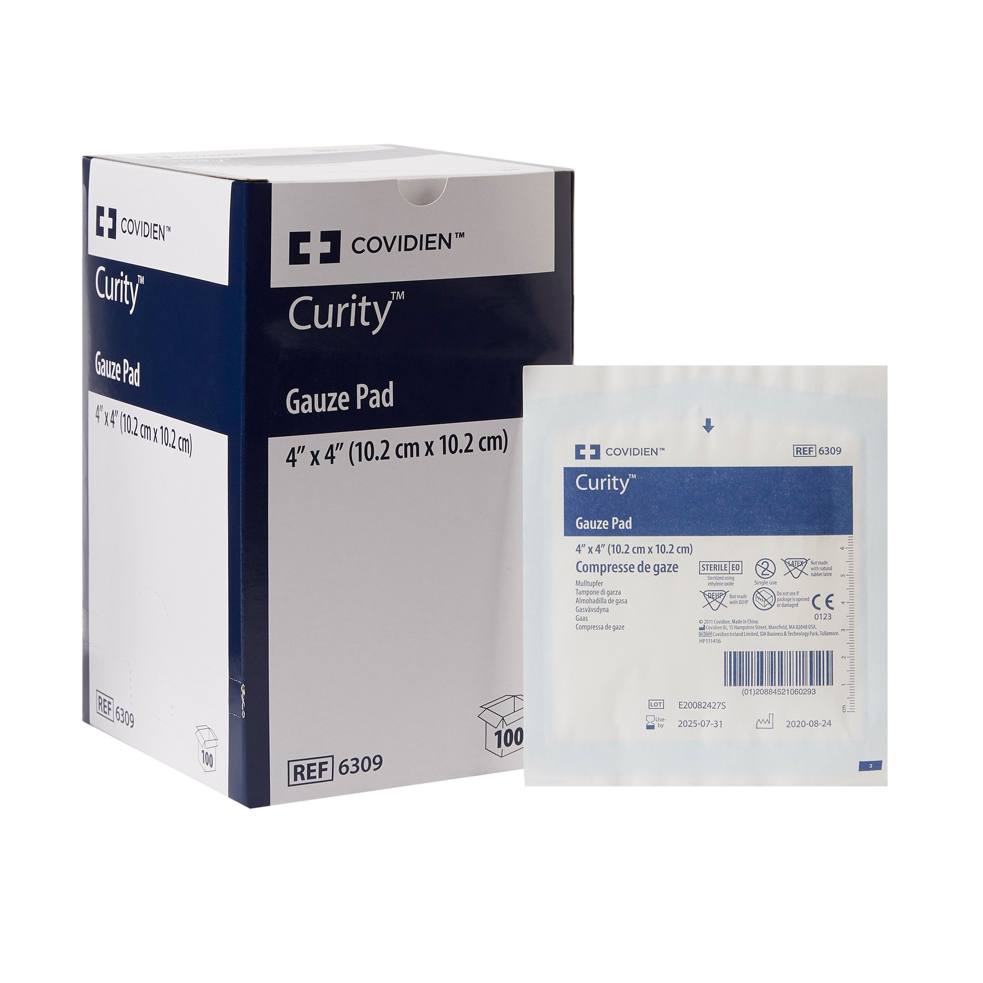 Curity Sterile Gauze Sponge, 4 x 4 Inch, 12-Ply MK 10142