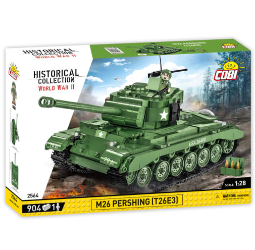 COBI M26 Pershing (T26E3) American Heavy Tank - 904 pieces (World War II Historical Collection)