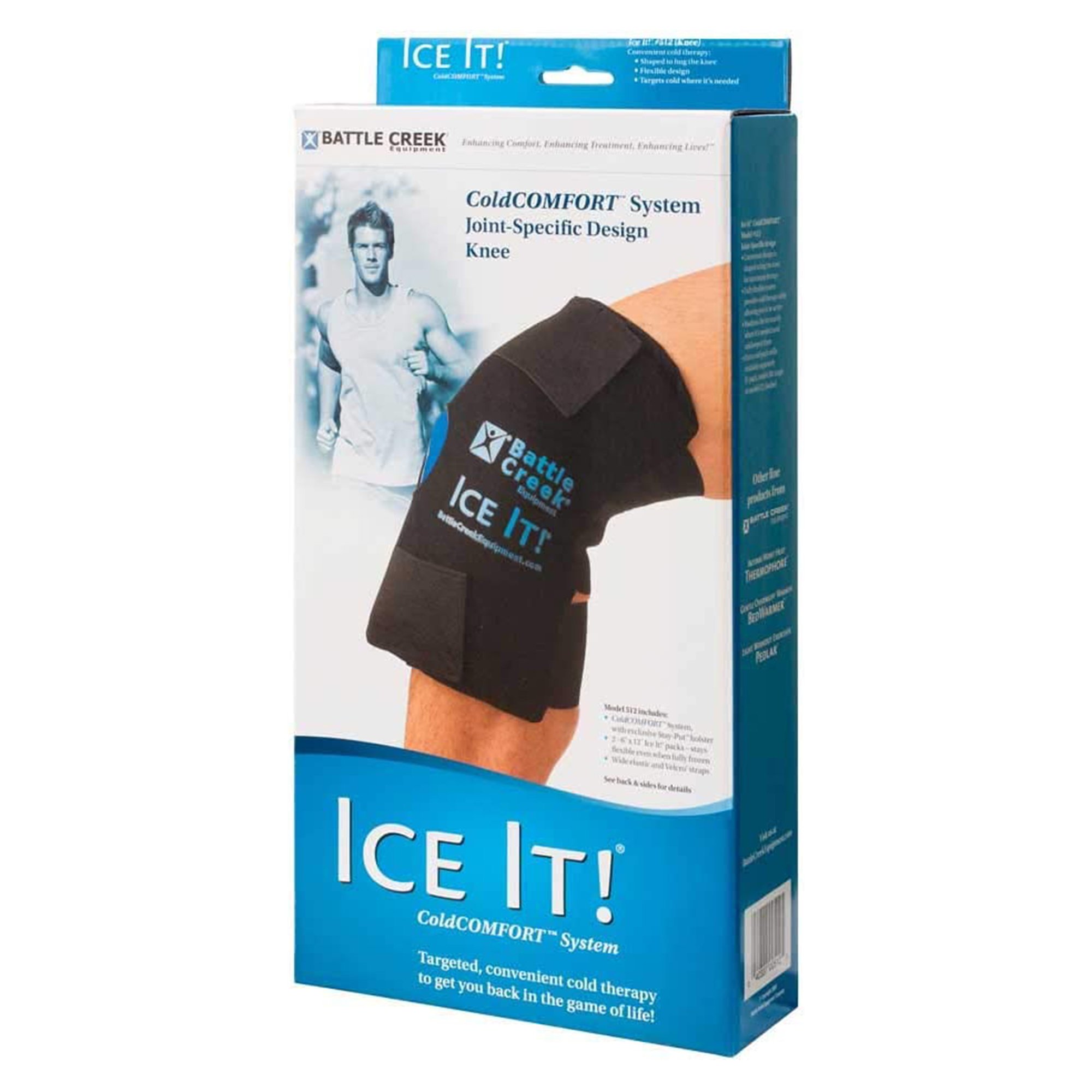 Ice It! MaxComfort System Cold Pack with Wrap, 12 x 13 Inch MK 723880