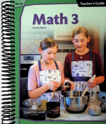Christian Light Mathematics Teacher's Guide 300 Sunrise Edition
