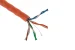 Cat5e Bulk Ethernet Cable, Unshielded, Solid, CMR, Pull Box, 1000 ft, 350 Mhz, Orange