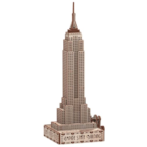 Empire State Building Wooden Model