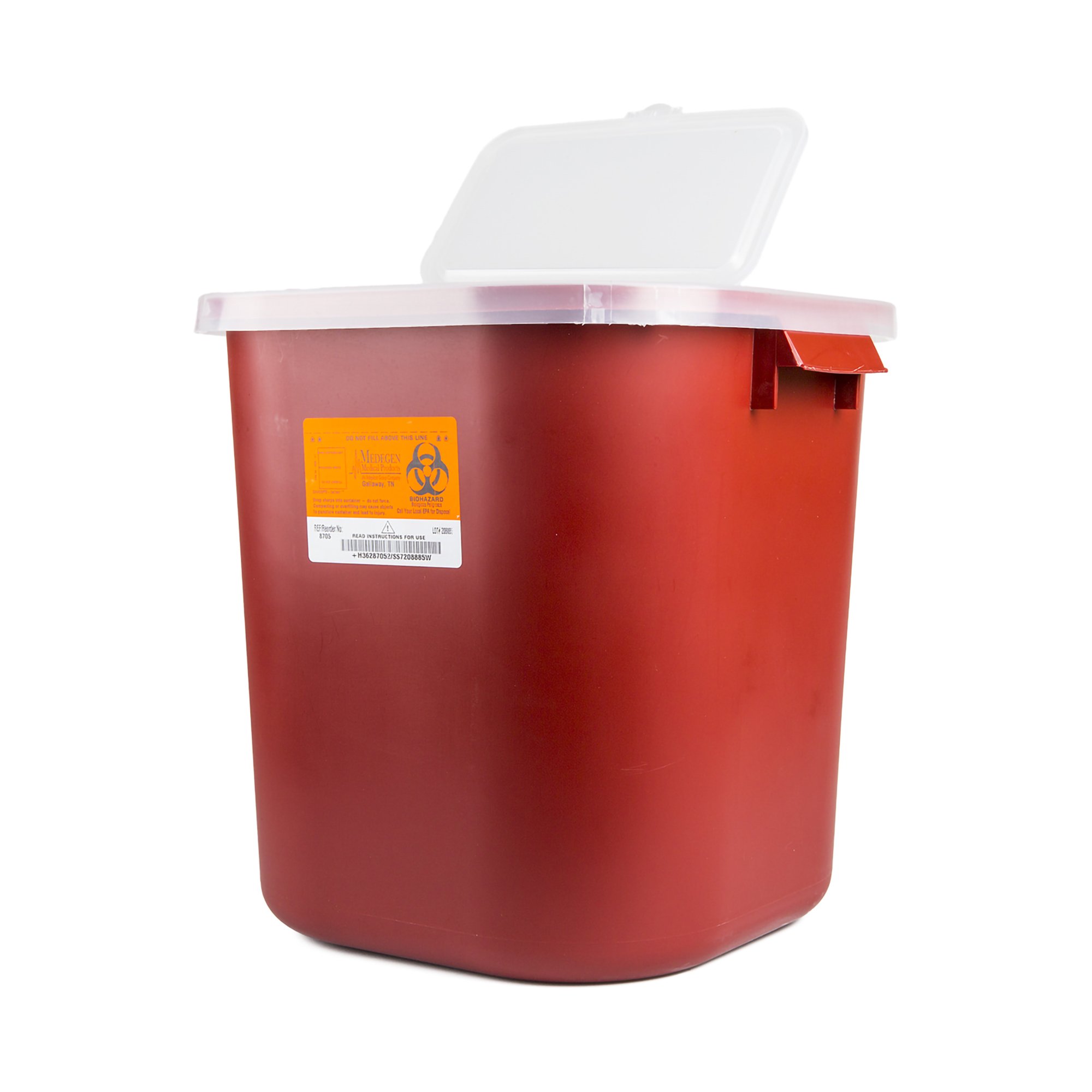 Sharps Multi-purpose Sharps Container, 8 Gallon, 14 x 13.75 x 13.75 Inch MK 169770