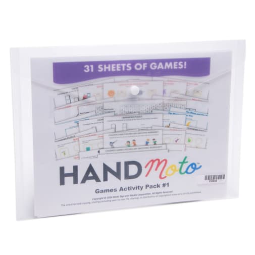 HandMoto Games Activity Sheet Pack