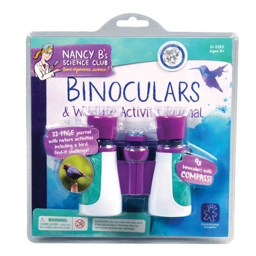 Binoculars and Wildlife Activity Journal (Nancy B's Science Club)