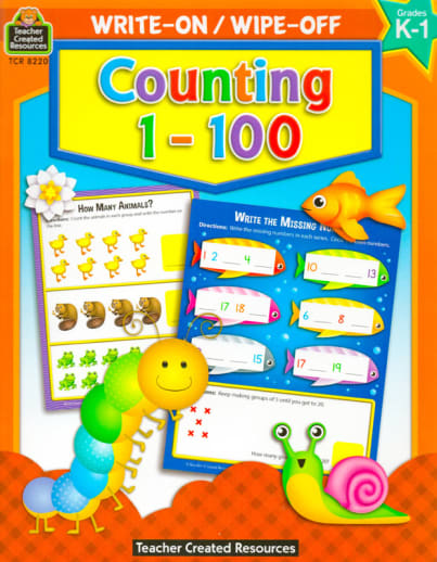 Write On Wipe Off Counting 1-100