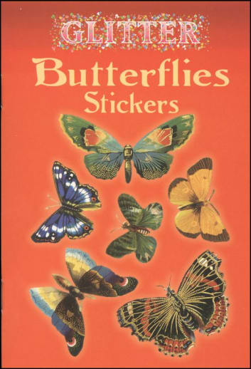 Glitter Butterflies Stickers
