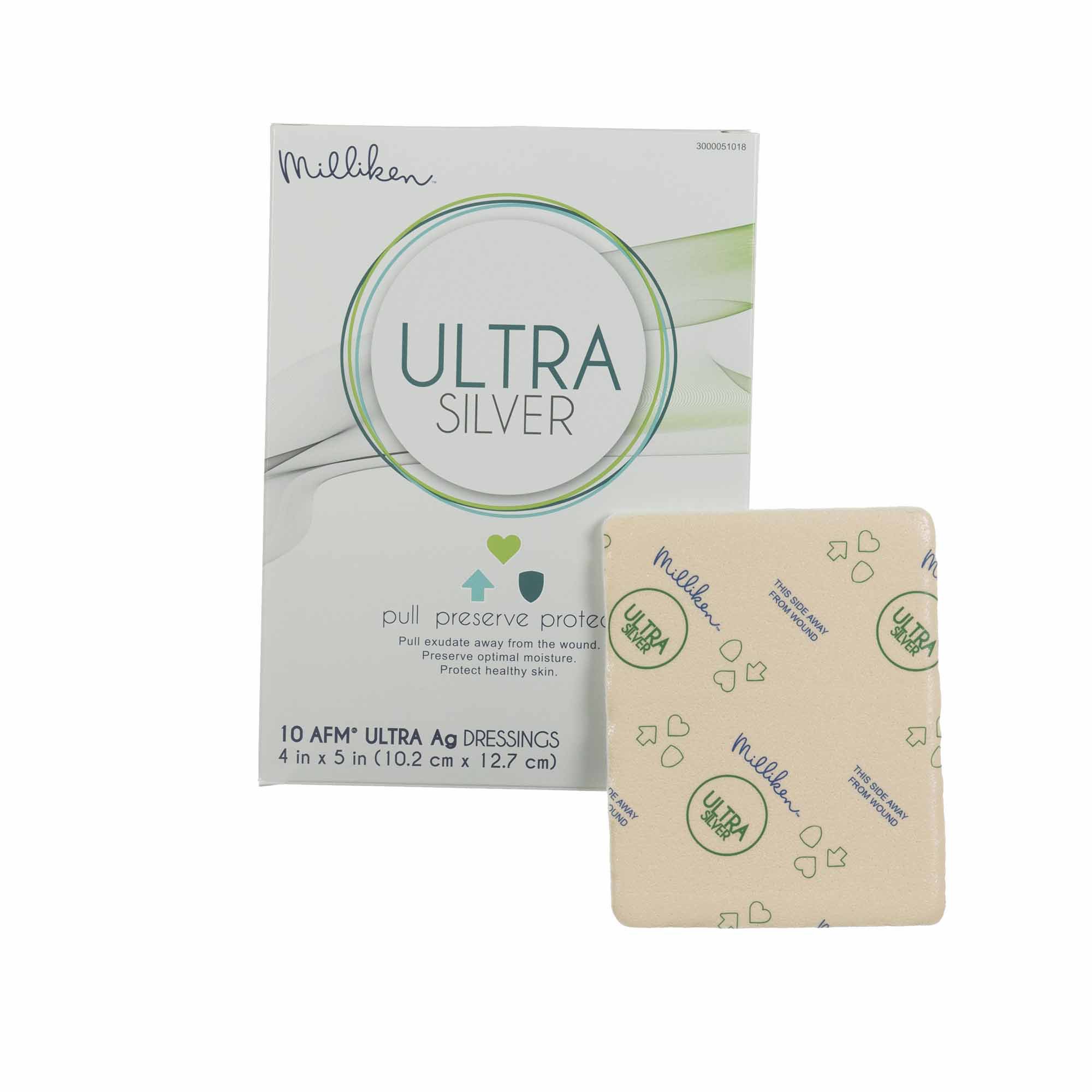 Ultra Silver Foam Dressing, 4 x 4 Inch MK 795840