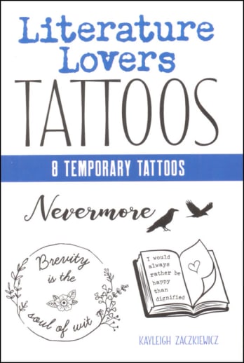 Literature Lovers Tattoos: 8 Temporary Tattoos