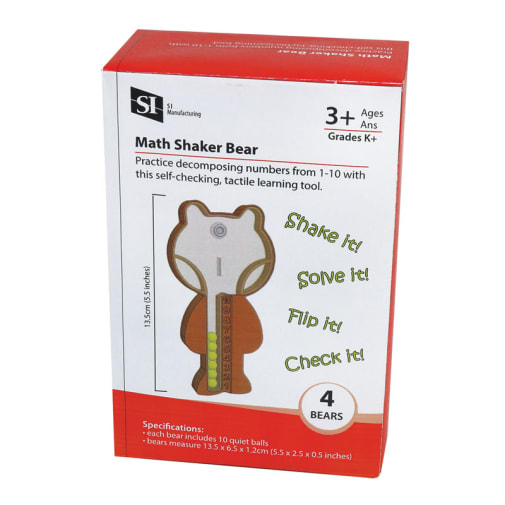 Math Shaker Bear (set of 4)