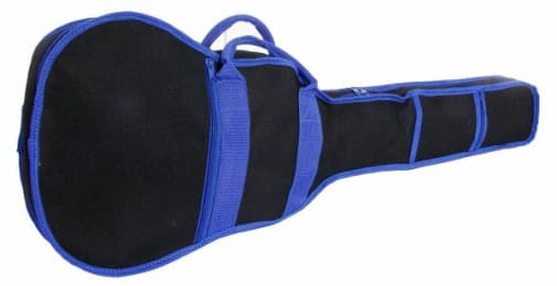 Nylon 30" Guitar Case (Black and Blue)