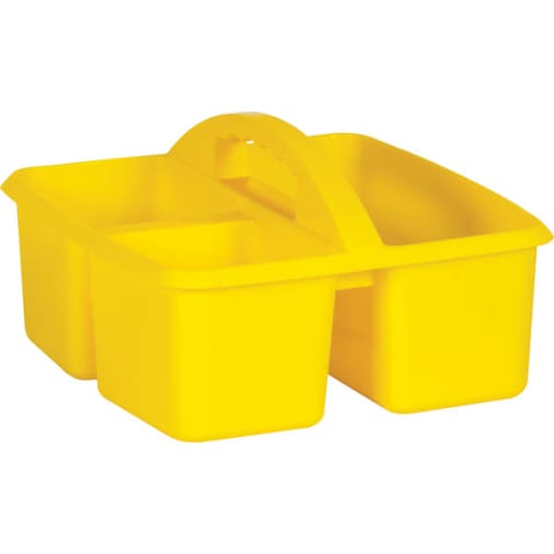 Yellow Plastic Storage Caddies