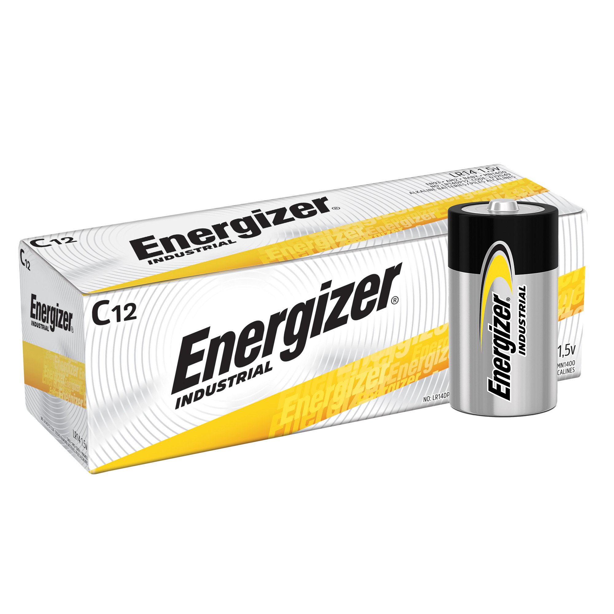 Energizer Industrial Alkaline Battery, C MK 258472