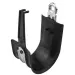 1-inch High Performance J-Hooks, Standard, Black, 25-Pack