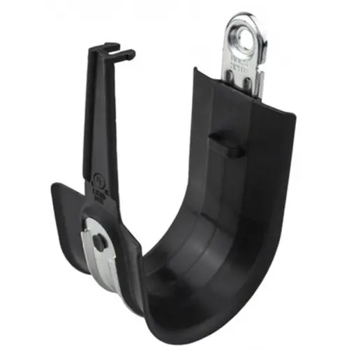 1-inch High Performance J-Hooks, Standard, Black, 25-Pack
