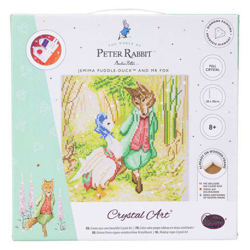 Crystal Art Medium Framed Kit - Jemima Puddle Duck