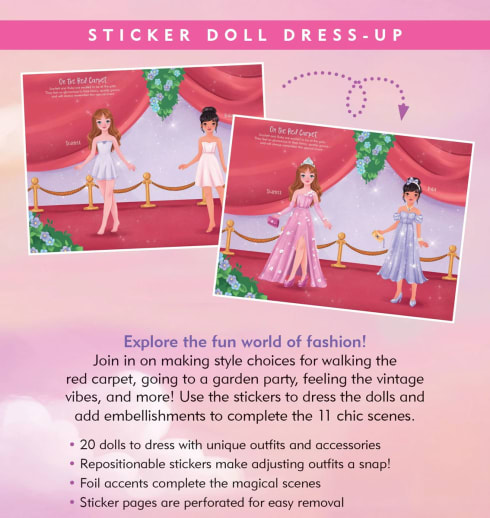 Sticker Doll Dress-Up Book - Fashion