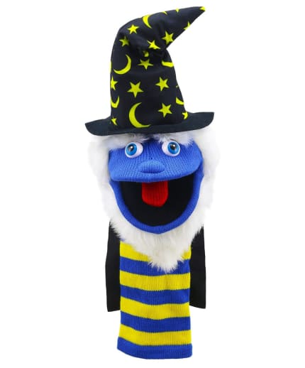Knitted Puppet - Wizard