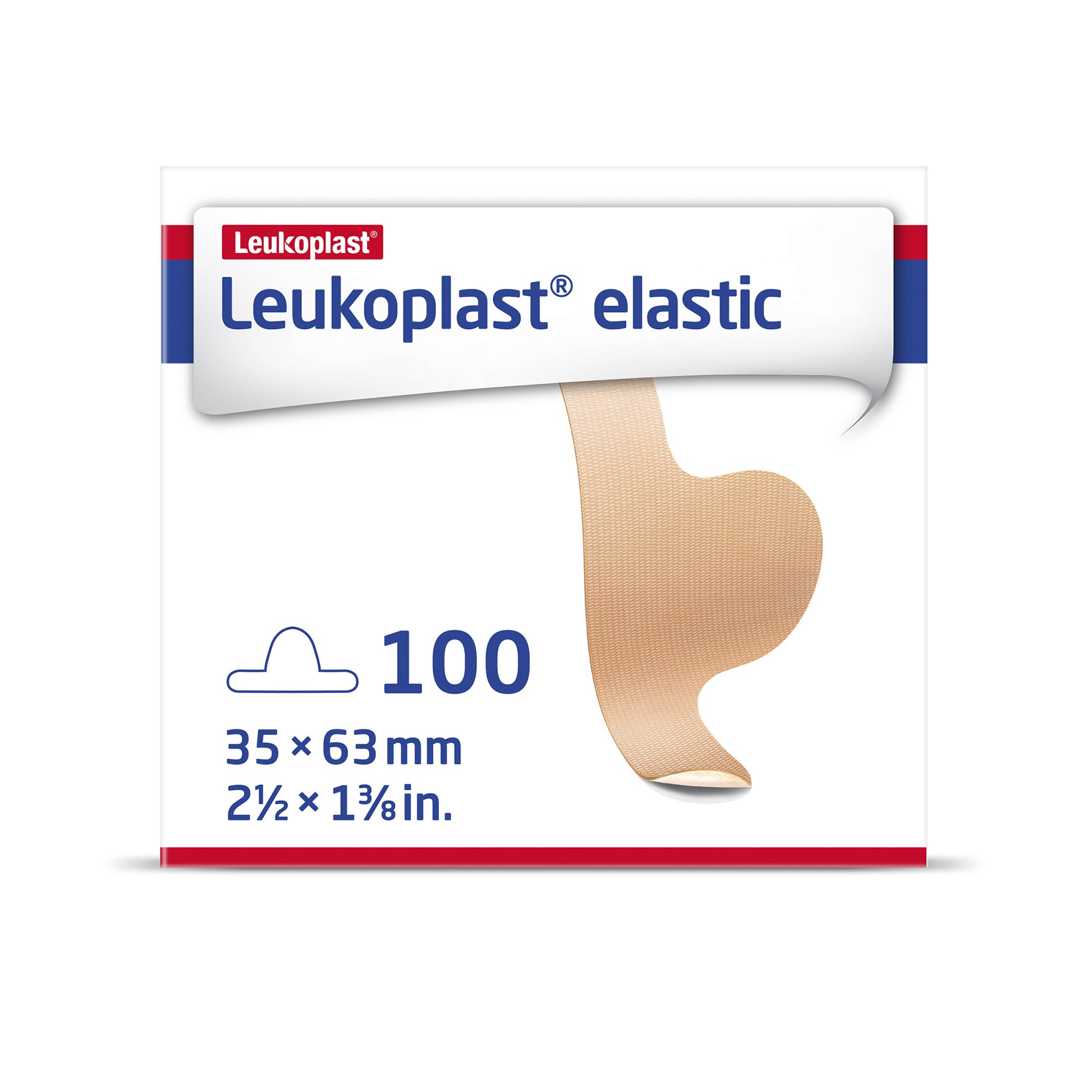 Leukoplast Fabric Adhesive Strip, Toe shield, 1-3/8 x 2-1/2 Inch MK 1209129